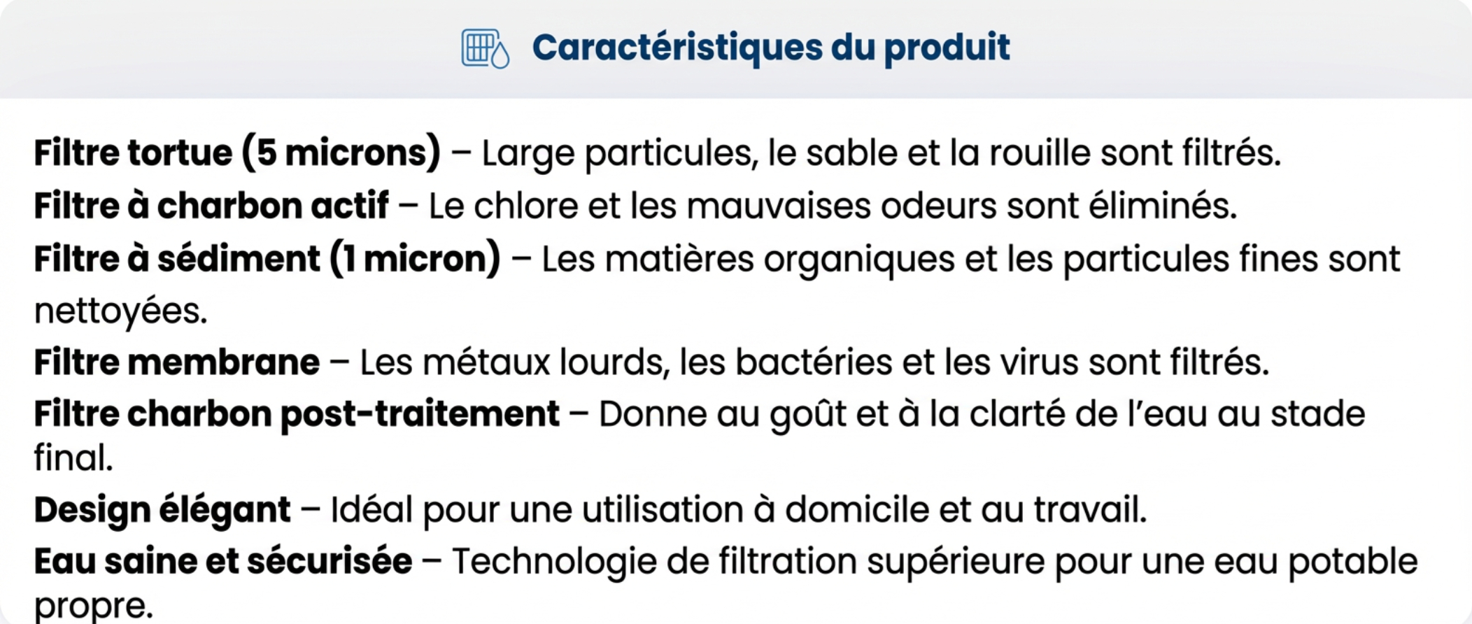 Appareil de Traitement de l’Eau Ecoplus Pro